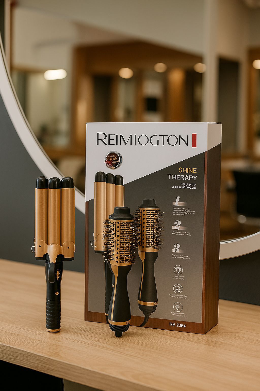 CEPILLO SECADOR + ONDULADOR REIMIOGTON